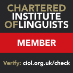 Chartered Institute of Linguists: Member